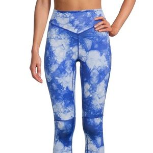 PSK Women's Compression Tie Dye Crop Leggings NWT 2XL